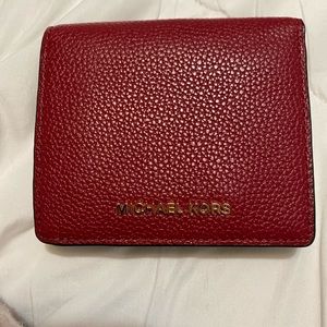 Red Michael Kors Wallet